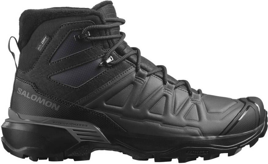 Salomon Women's X Ultra Snowpilot Waterproof Winterschoenen 2 3 zwart grijs