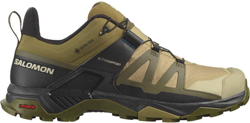 Salomon X Ultra 4 GTX Multisportschoenen olijfgroen