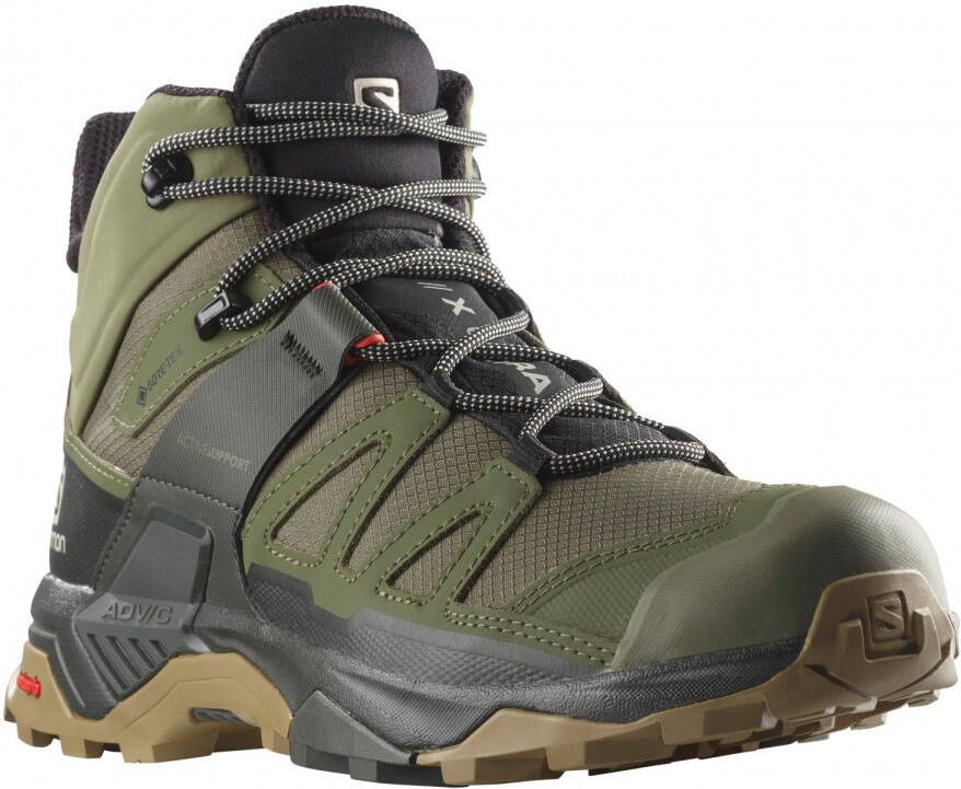 Salomon X Ultra 4 Mid GTX Wandelschoenen olijfgroen