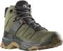 Salomon X Ultra 4 Mid GTX Wandelschoenen olijfgroen - Thumbnail 1