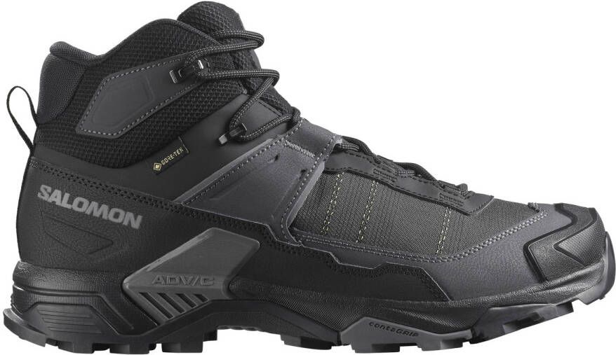 Salomon X Ultra 5 Mid Wide GORE-TEX Wandelschoenen grijs zwart
