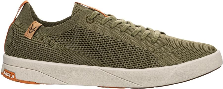 Saola Cannon Knit 2.0 Sneakers olijfgroen
