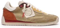 Satorisan Ensō Suede Casual Sneakers Unisex Vintage Leer Sneakers Kleur Driftwood