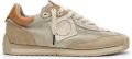 Satorisan Ensō Suede Casual Sneakers Unisex Vintage Leer Sneakers Kleur Phant - Beige