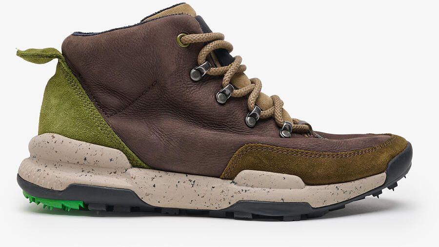 Satorisan Kiso Premium Enkel Laarzen Unisex Vintage Leer Laarzen Kleur Dark Brown Green