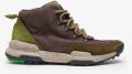 Satorisan Kiso Premium Enkel Laarzen Unisex Vintage Leer Laarzen Kleur Dark Brown Green - Wit