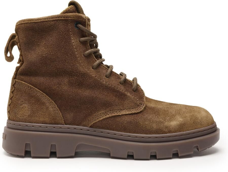 Satorisan Unalome Ziplacer Desert Oasis Enkel Laarzen Mannen Vintage Leer Laarzen Kleur Butterum