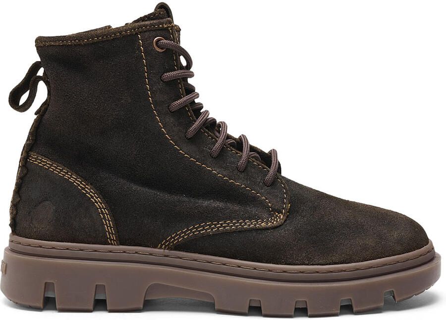 Satorisan Unalome Ziplacer Desert Oasis Enkel Laarzen Mannen Vintage Leer Laarzen Kleur Laurel