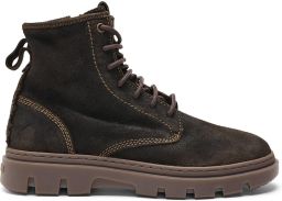 Satorisan Unalome Ziplacer Desert Oasis Enkel Laarzen Mannen Vintage Leer Laarzen Kleur Laurel