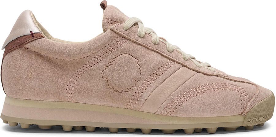Satorisan Stardust Suede Casual Sneakers Vrouwen Vintage Leer Sneakers Kleur Nomad Beige
