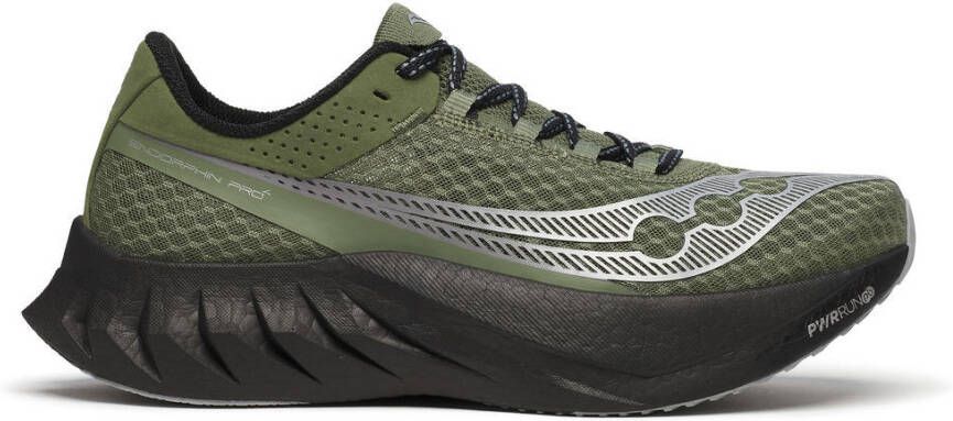 Saucony Endorphin Pro 4 Hardloopschoenen olijfgroen
