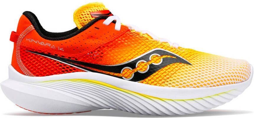 Saucony Kinvara 14 Hardloopschoen voor Wit Vizigold - Foto 3