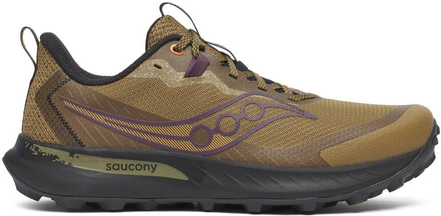 Saucony Peregrine 15 Trailrunningschoenen bruin