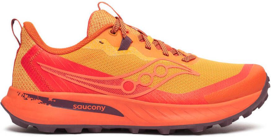 Saucony Peregrine 15 Trailrunningschoenen rood