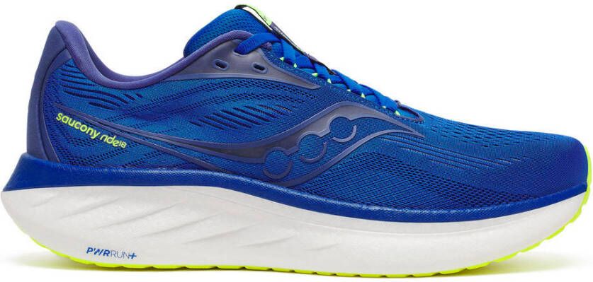 Saucony Ride 18 Hardloopschoenen blauw