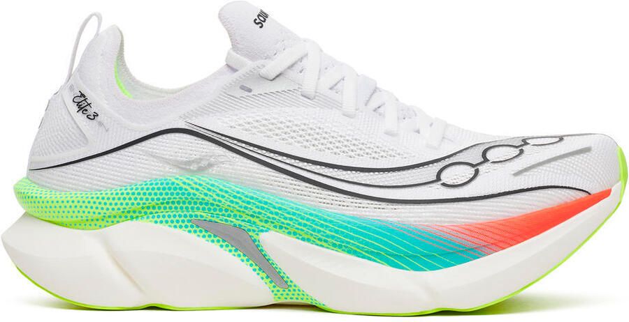 Saucony Endorphin Elite 3 Hardloopschoenen wit multi