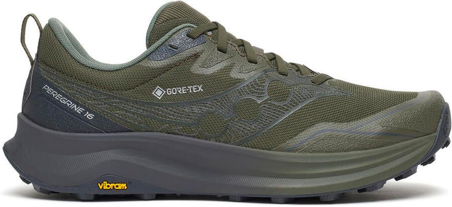 Saucony Peregrine 16 GTX Trailrunningschoenen fatigue ebony