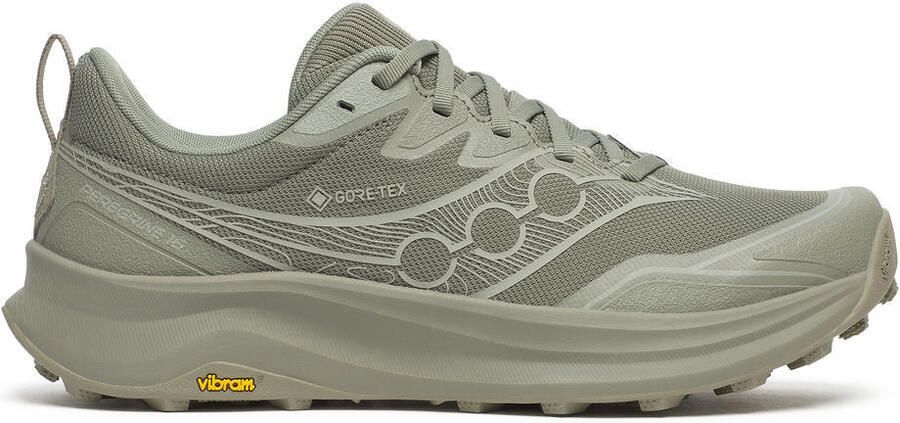 Saucony Peregrine 16 GTX Trailrunningschoenen olijfgroen grijs