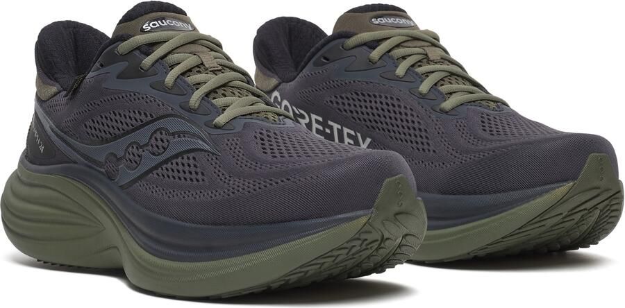 Saucony Triumph 24 GTX Hardloopschoenen ebony fatigue