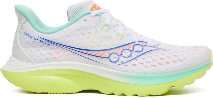Saucony Women's Kinvara 16 Hardloopschoenen wit tart