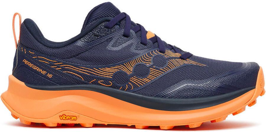Saucony Women's Peregrine 16 Trailrunningschoenen naval persian