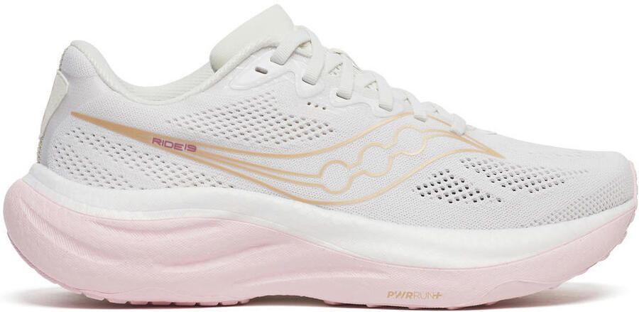 Saucony Women's Ride 19 Hardloopschoenen grijs
