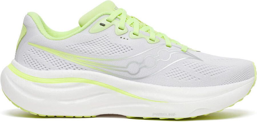 Saucony Women's Ride 19 Hardloopschoenen wit tart