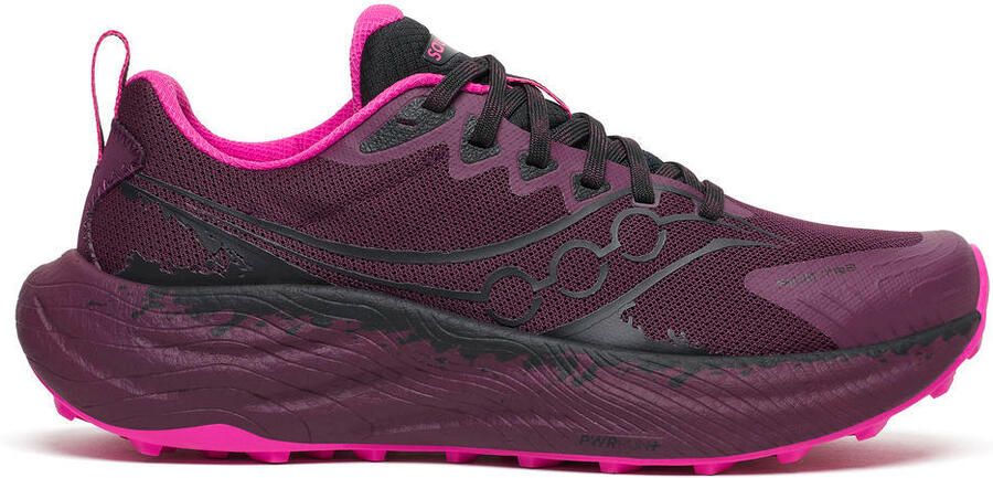 Saucony Women's Ride TR3 Trailrunningschoenen eggplant zwart