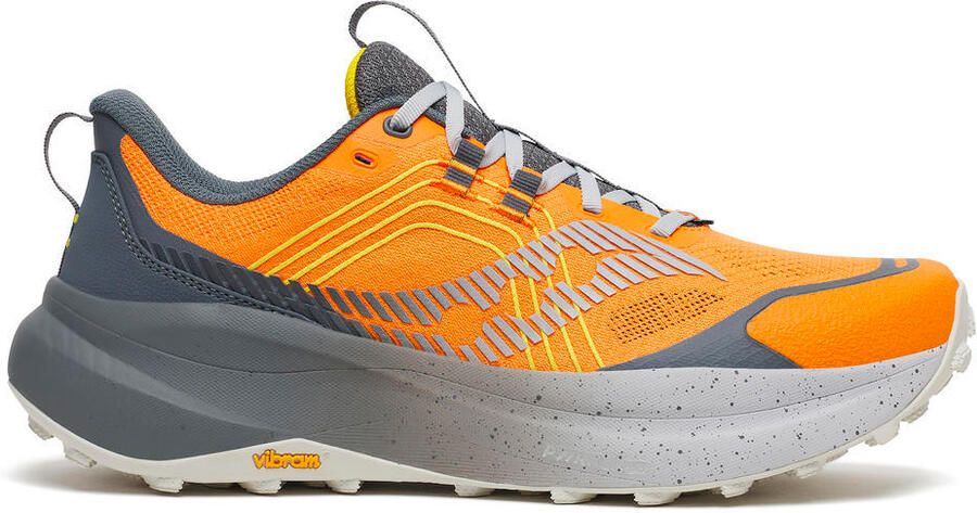 Saucony Xodus Ultra 4 Trailrunningschoenen fuego carbon