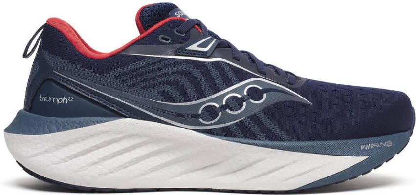 Saucony Triumph 22 Hardloopschoenen blauw grijs
