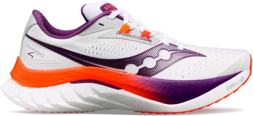 Saucony Endorphin Speed 4 Hardloopschoenen voor dames Wit Violet - Foto 2