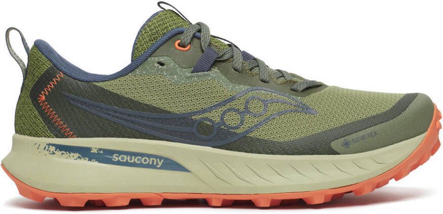 Saucony Women's Peregrine 15 GTX Trailrunningschoenen olijfgroen
