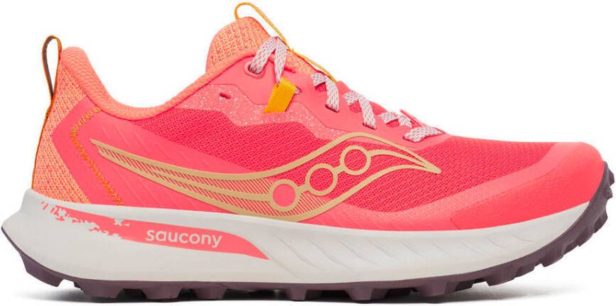 Saucony Women's Peregrine 15 Trailrunningschoenen roze