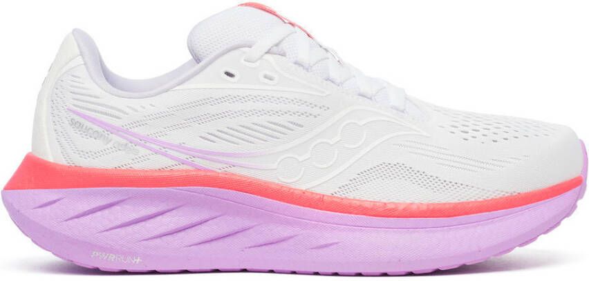 Saucony Women's Ride 18 Hardloopschoenen wit