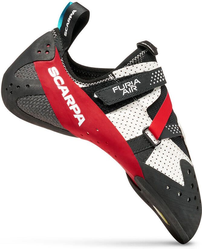 Scarpa Furia Air Klimschoenen rood wit grijs