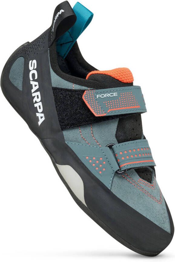 Scarpa Women's Force Klimschoenen grijs turkoois