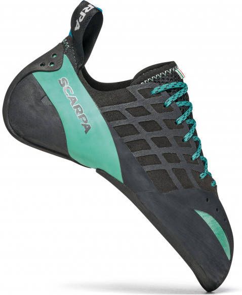 Scarpa Women's Instinct Lace Klimschoenen turkoois grijs