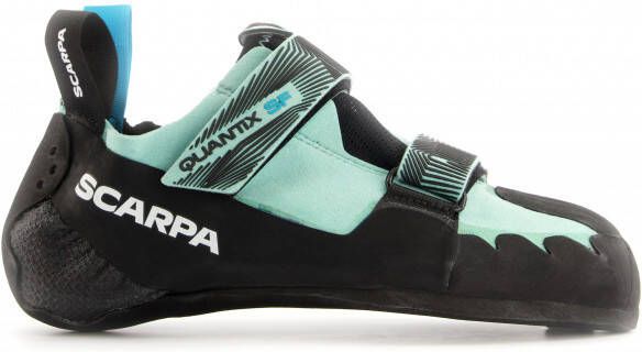 Scarpa Women's Quantix SF Klimschoenen zwart turkoois