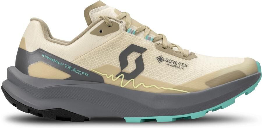 Scott Women's Shoe Kinabalu Trail GTX Trailrunningschoenen cream beige grijs