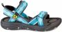 Source Classic Sandaal dames Wandelsandalen Vrouwen blauw wit zwart - Thumbnail 2