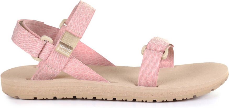 Source Women's Sahara Sandalen beige roze