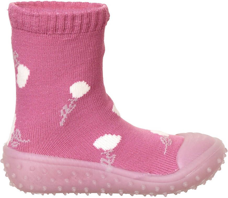 Sterntaler Kid's Adventure-Socks Blu Pantoffels roze
