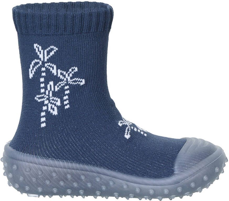 Sterntaler Kid's Adventure-Socks Pal Pantoffels blauw