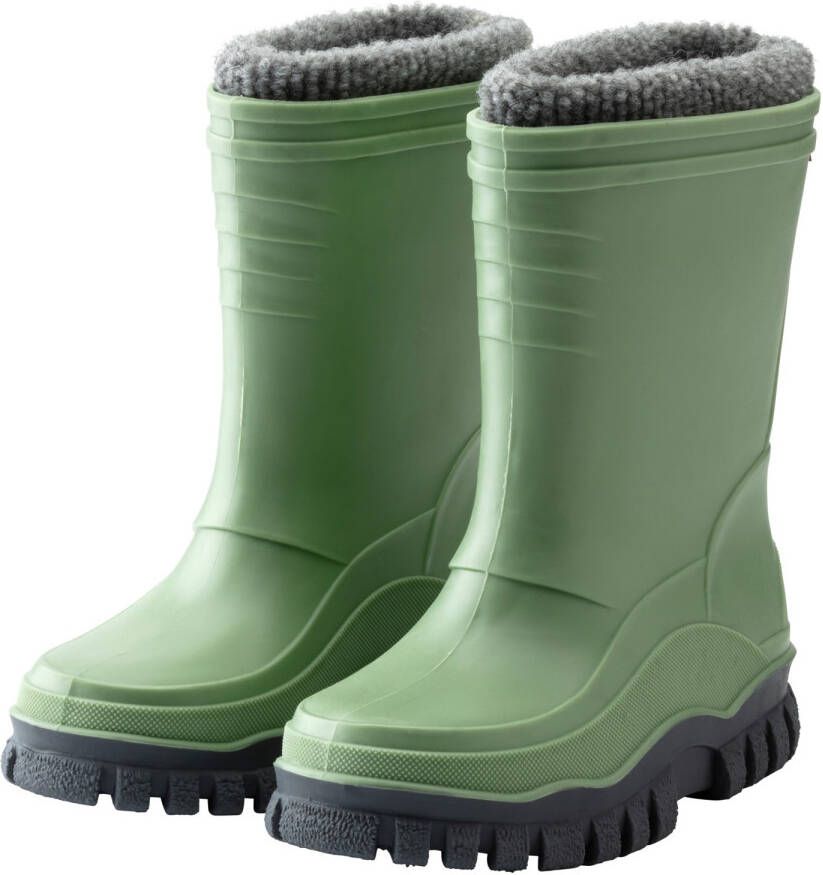 Sterntaler Kid's Gummistiefel mit Innenschuh Rubberlaarzen groen olijfgroen