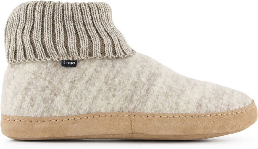 Stoic HyddaSt. II Wool Knit Boot Pantoffels beige
