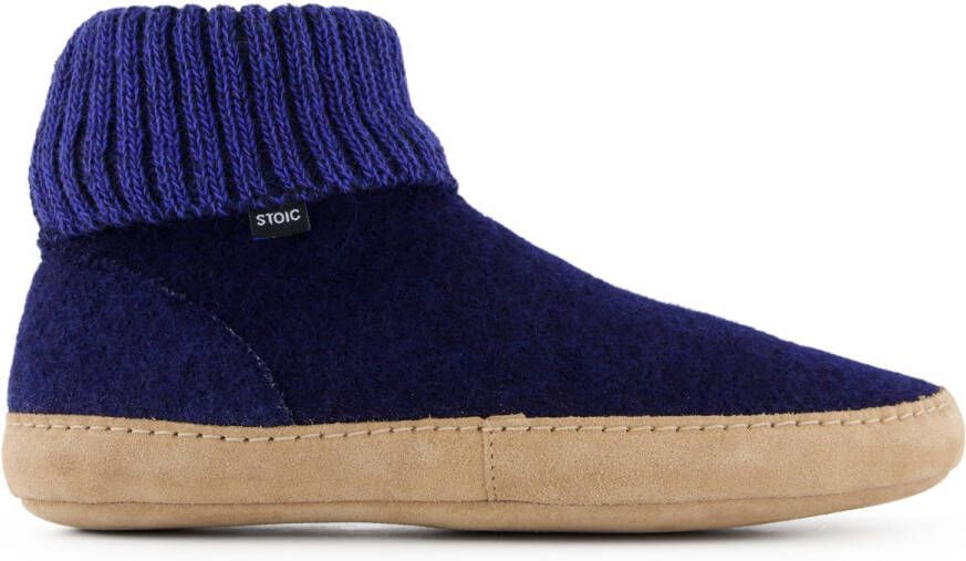Stoic HyddaSt. II Wool Knit Boot Pantoffels blauw