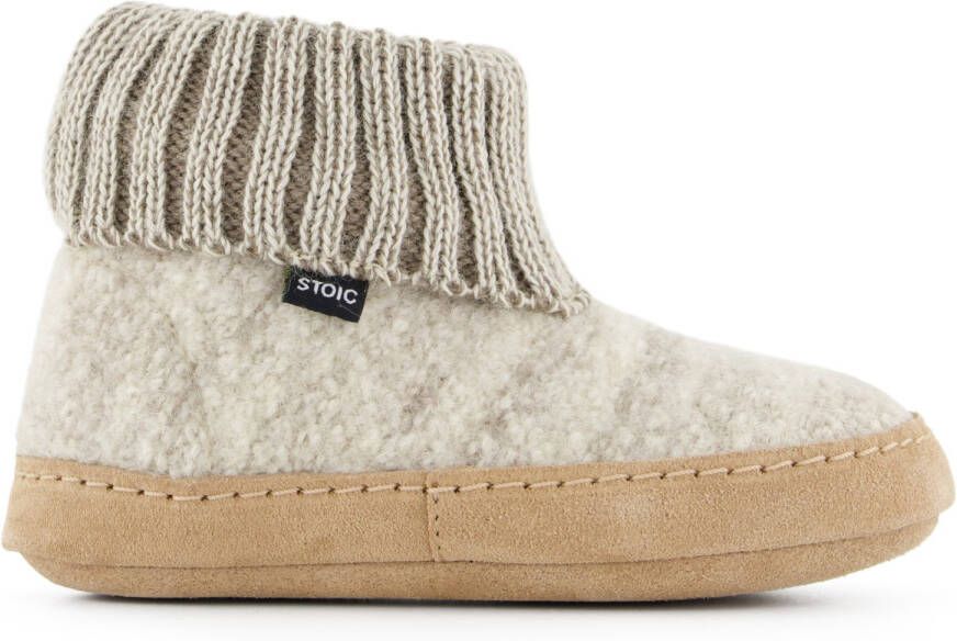 Stoic Kid's HyddaSt. II Wool Knit Boot Pantoffels beige