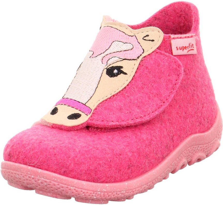 Superfit Kid's Happy Octi B Pantoffels roze