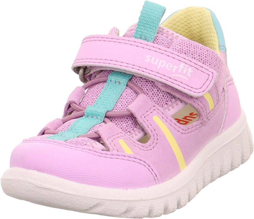 Superfit Kid's Sport7 Mini Sandalen lila geel