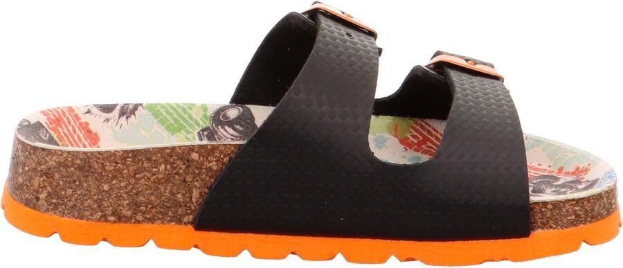 Superfit Kid's Fussbettpantoffel Vegan Sandalen zwart